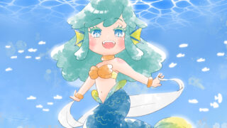GEBSEJU　海縛り　コンテスト　イラスト　人魚　海の妖精